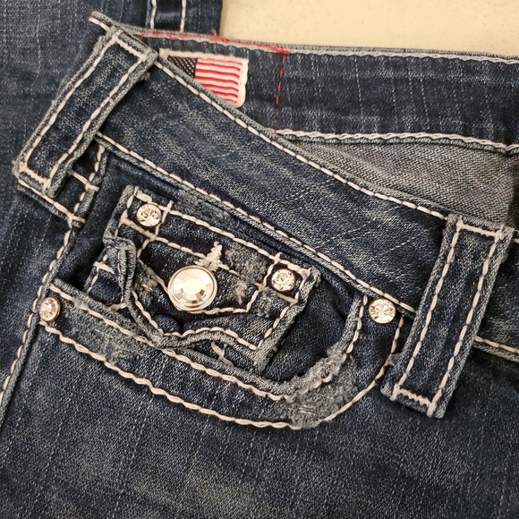True Religion Straight Leg Jeans - Picture 5 of 8